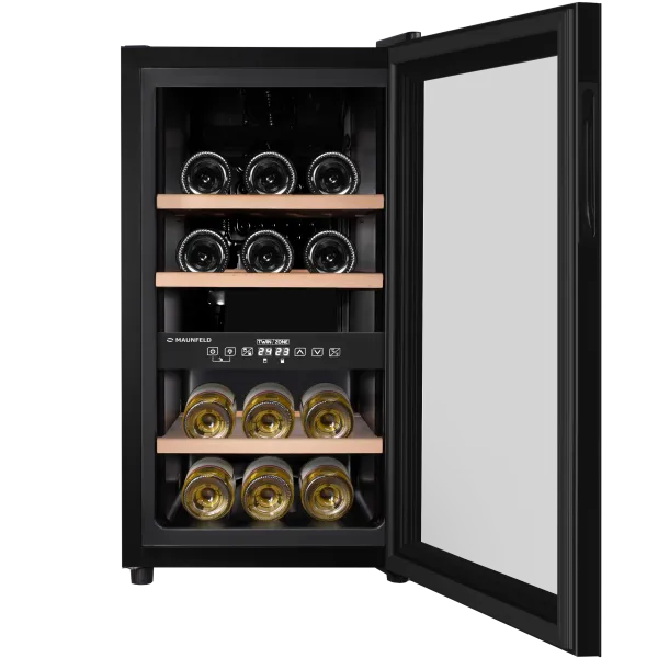 Винный шкаф MAUNFELD MFWC-50D16 Черный