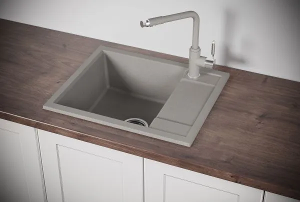 6002, БАЗАЛЬТ, кухонная мойка, кварц