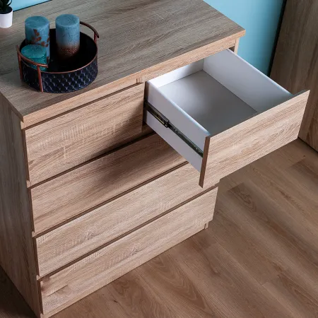 2.05.02.080.3 МАЛЬТА комод 3+2 ящика 80х99 сонома RU