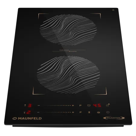 Индукционная варочная панель с объединением зон Bridge Induction MAUNFELD CVI292S2BF Черный