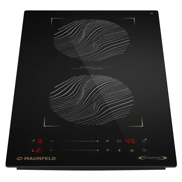 Индукционная варочная панель с объединением зон Bridge Induction MAUNFELD CVI292S2BF Черный