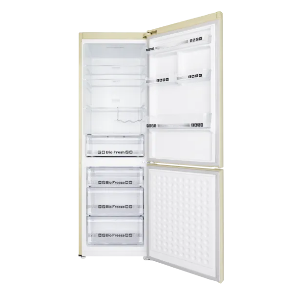 Холодильник-морозильник с инвертором MAUNFELD MFF187NFI10_1 Бежевый