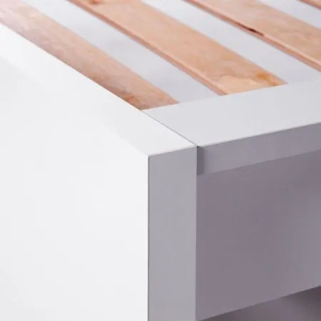 S00968 Варма Сэнг 160 кровать, 176х208х100/38, белый