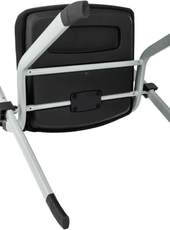 Стул Бюрократ X-Click черный на ножках металл серый