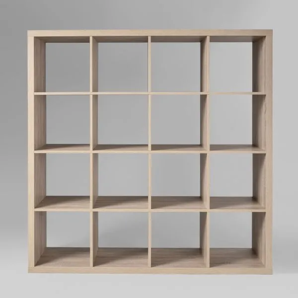 S00685 Фора 16 стеллаж 146x146х38, дуб беленый
