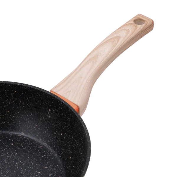 Сковорода глубокая MAUNFELD MARTA MDP28FA06CL из кованого алюминия, 28 см Коралловый