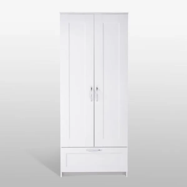 2.02.01.020.1 СИРИУС шкаф комбинированный "2 двери и 1 ящик белый RU"