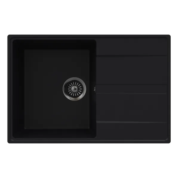 Кухонная мойка MAUNFELD Lacrima 750 MFQS-750B черный Черный