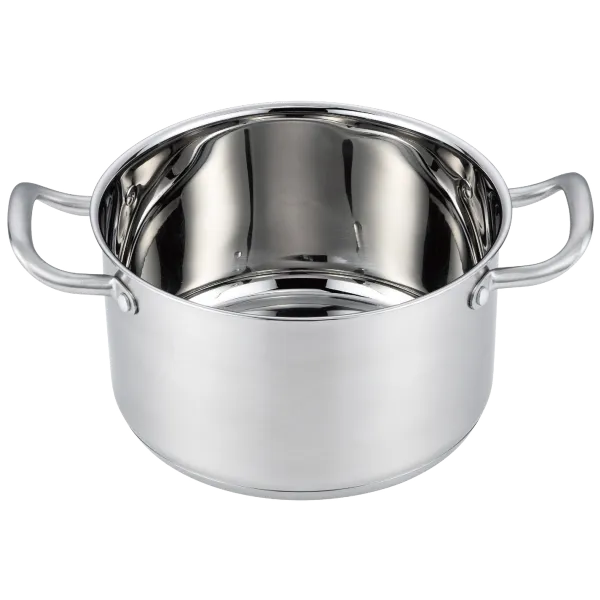 Кастрюля MAUNFELD FLORENCE MF47FR01CR из нержавеющей стали со стеклянной крышкой, 22 см, 4,7 л