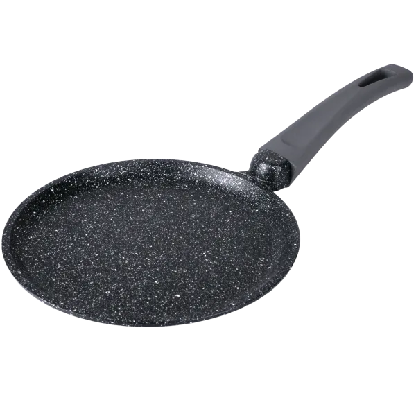 Сковорода блинная MAUNFELD GRETA MF22GRTT01PP из литого алюминия, 22 см Мраморный