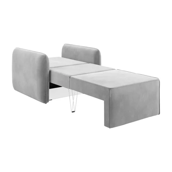 ПОРТЛЕНД Кресло светло-серое