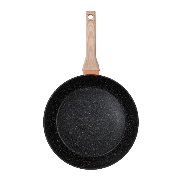 Сковорода глубокая MAUNFELD MARTA MDP28FA06CL из кованого алюминия, 28 см Коралловый