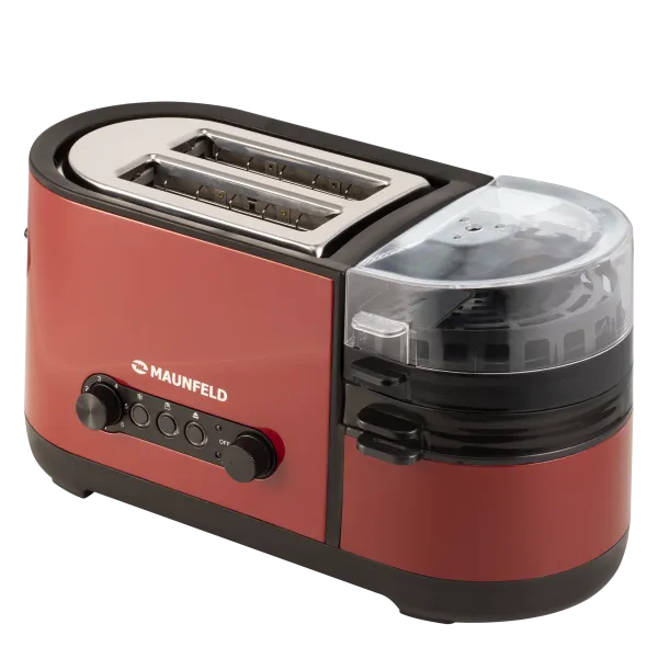 Тостер MAUNFELD MF-820CH PRO Вишневый
