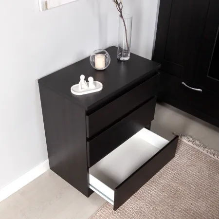 2.03.02.060.5 КАСТОР комод 3 ящика RU Дуб Венге