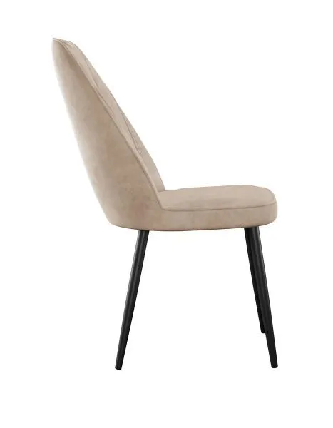 Стул DikLine 326 B03 BEIGE, ножки черные