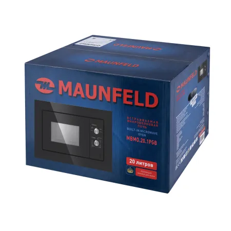 Микроволновая печь встраиваемая MAUNFELD MBMO.20.1PG Черный