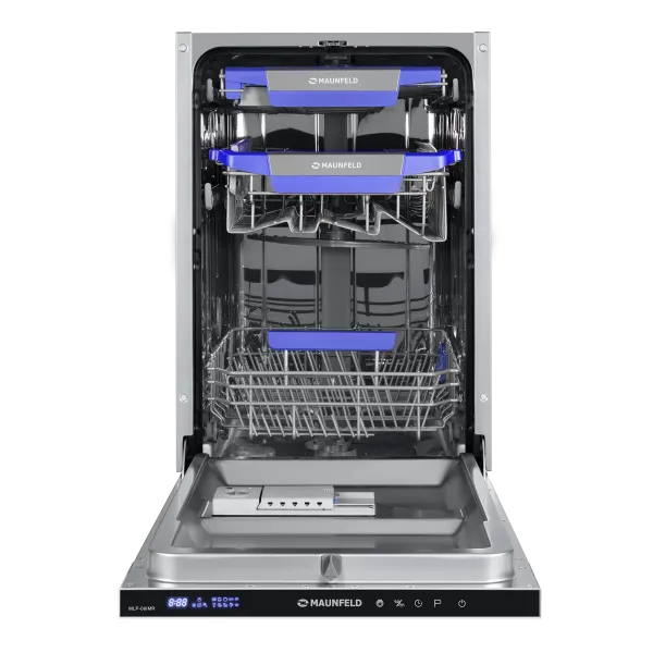 Посудомоечная машина с лучом на полу MAUNFELD MLP-08IMR Нержавеющая сталь