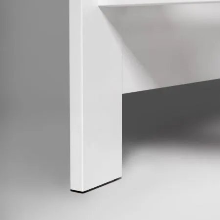 2.08.04.050.14 САГА кровать одинарная 90х200 белая/ясень