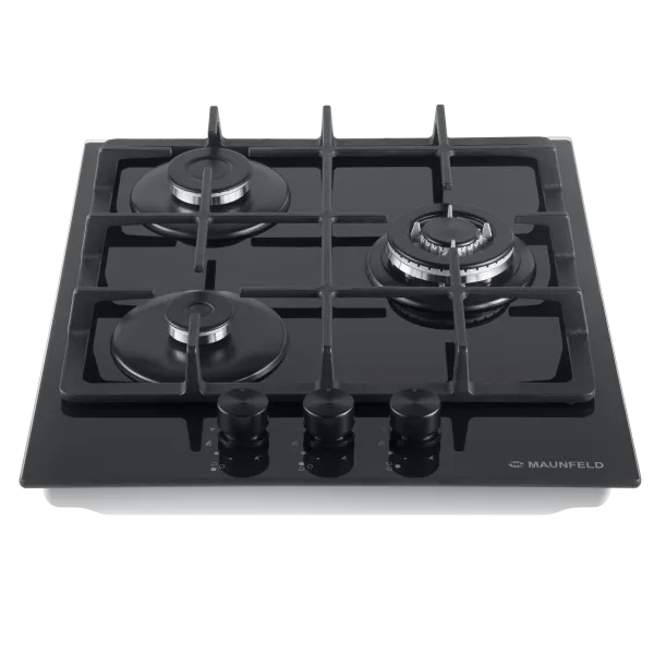 Газовая варочная панель MAUNFELD EGHG.43.33C Черный/черная фурнитура