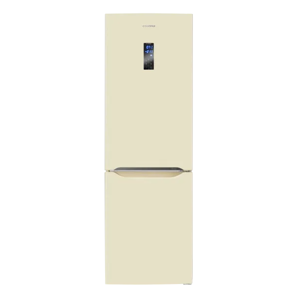 Холодильник-морозильник с инвертором MAUNFELD MFF187NFI10_1 Бежевый