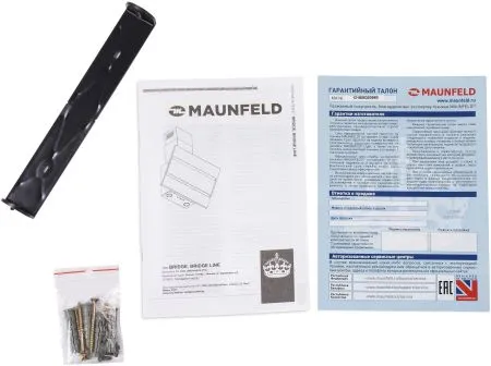 Кухонная вытяжка MAUNFELD Bridge Line 60 черный\вставка сатин Черный