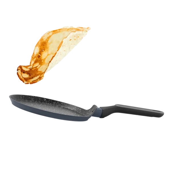 Сковорода блинная MAUNFELD FRIDA MCP24FA02DG из кованого алюминия, 24 см Графитовый