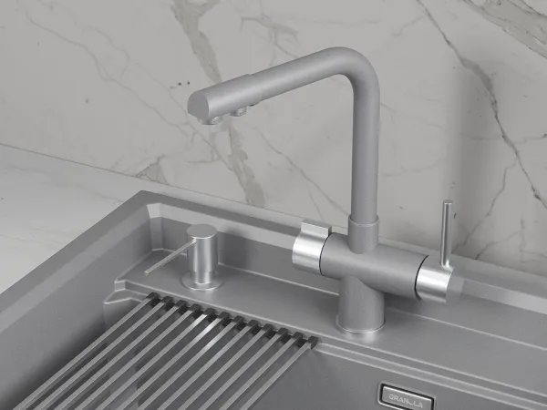 5008, АЛЮМИНИУМ, СМЕСИТЕЛЬ КУХОННЫЙ