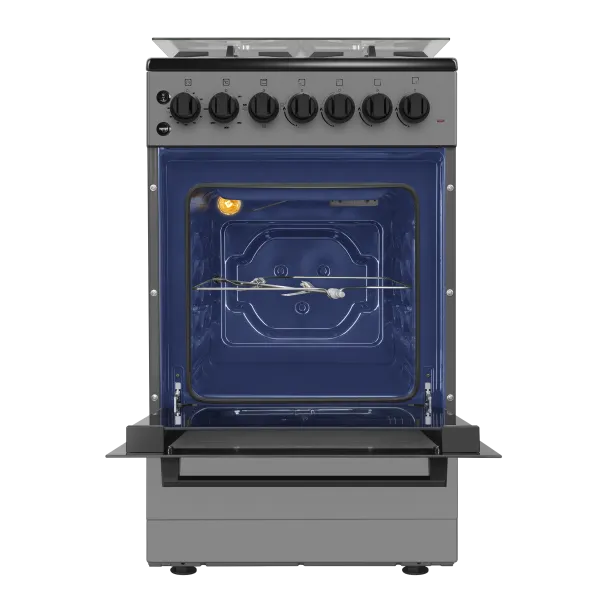 Газовая плита с электрической духовкой MAUNFELD MGC50EC02 Серый