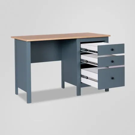 2.08.06.160.16 САГА стол письменный 120х56 темно-бирюзовый/ясень