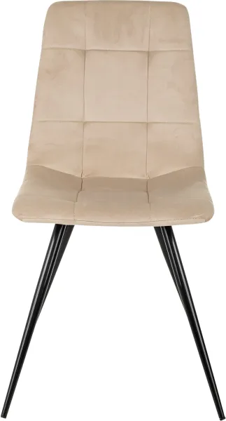 Стул для дома Бюрократ CH-K1_4 комплект 4шт бежевый Holland 06 металл черный на ножках (CH-K1_1/HL07_4)