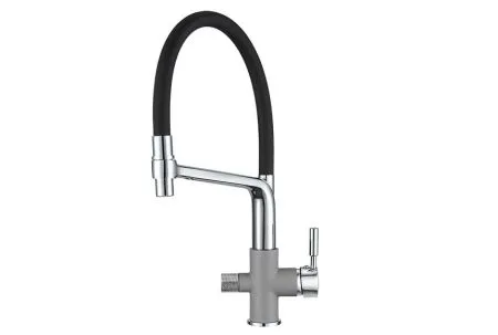 0075, АЛЮМИНИУМ, СМЕСИТЕЛЬ КУХОННЫЙ