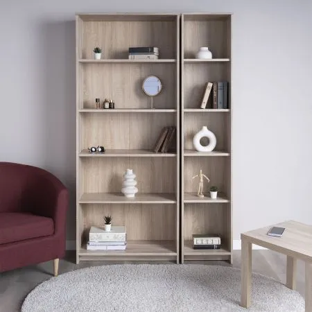 2.02.07.120.3 СИРИУС стеллаж 78х190 сонома RU