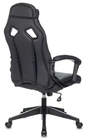 Кресло игровое Zombie Driver черный/желтый экокожа с подголов. крестов. пластик