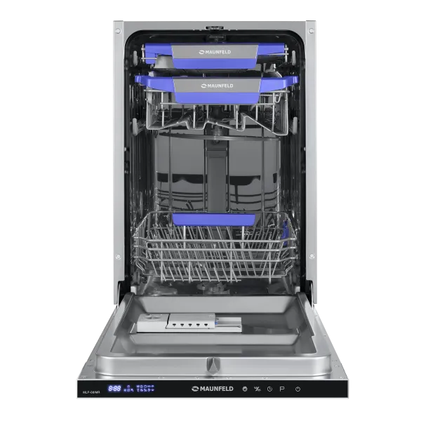 Посудомоечная машина с лучом на полу MAUNFELD MLP-08IMR Нержавеющая сталь