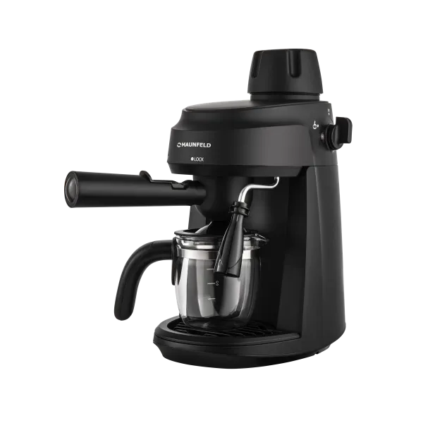 Кофемашина рожкового типа MAUNFELD MF-733BK Черный