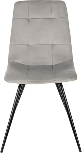 Стул для дома Бюрократ CH-K1_4 комплект 4шт св.серый Holland 09 металл черный на ножках (CH-K1_1/HL09_4)