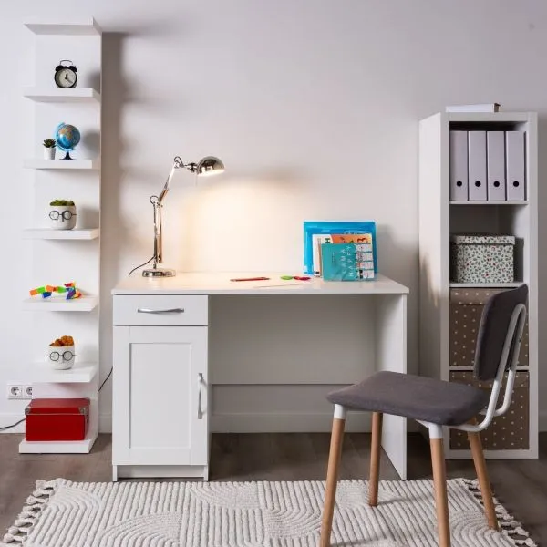 2.03.06.030.1 КАСТОР стол письменный 116х65 RU белый