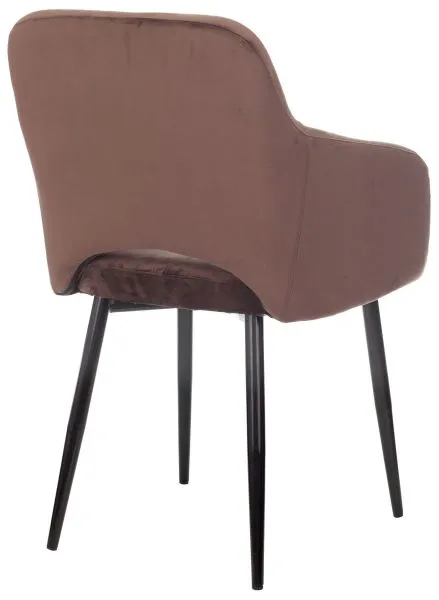 Кресло Бюрократ CH-380F мокко Italia 6 на ножках металл черный