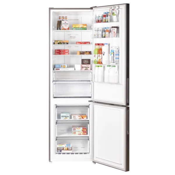 Холодильник MAUNFELD MFF200NF10 Inverter Нержавеющая сталь