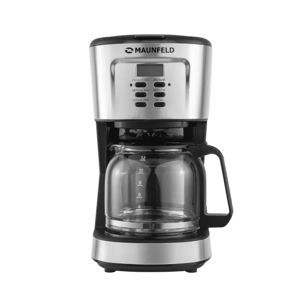 Кофеварка капельного типа MAUNFELD MF-722S Нержавеющая сталь