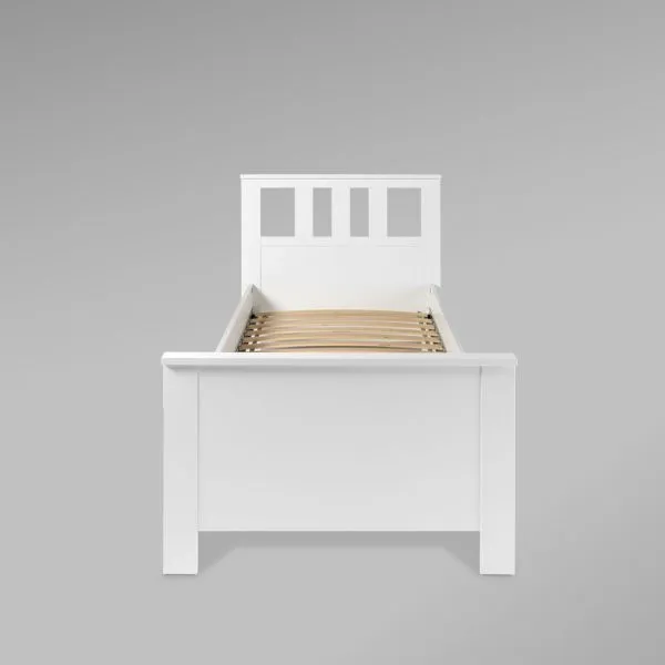 2.08.04.050.1 САГА кровать одинарная 90х200 белая