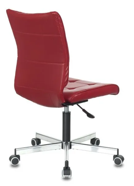 Кресло Бюрократ CH-330M красный Next-13 экокожа крестов. металл хром