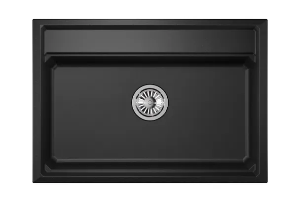 KS-7301, АРКТИК (БЕЛЫЙ), кухонная мойка, кварц