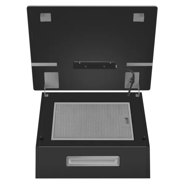 Кухонная вытяжка MAUNFELD Astro 50 чёрное стекло Черный