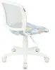 Кресло детское Бюрократ CH-W296NX светло-серый TW-02 овечки сетка/ткань крестов. пластик пластик белый