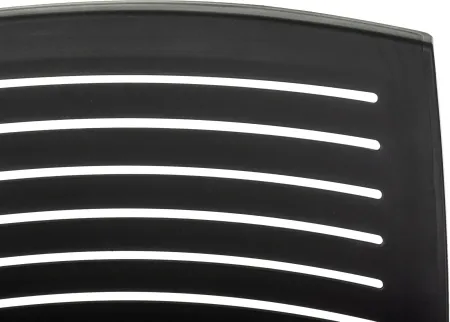 Стул Бюрократ X-Click-PP черный со столиком на ножках металл серый