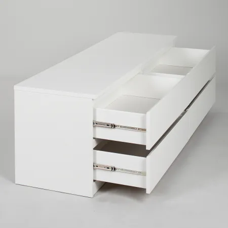 2.05.02.030.1 МАЛЬТА комод 4 ящика 160х54 белый RU