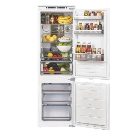 Холодильник-морозильник встраиваемый MAUNFELD MBF177NFWHGR Inverter Белый