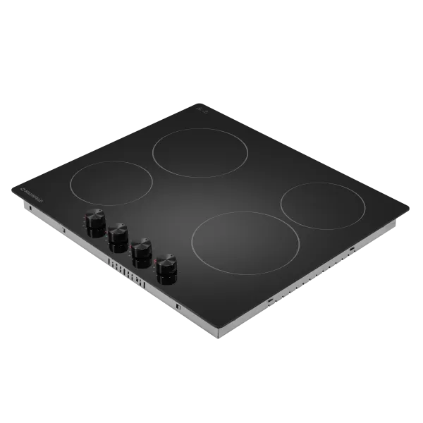 Электрическая варочная панель MAUNFELD CVCE594M Черный/черная фурнитура