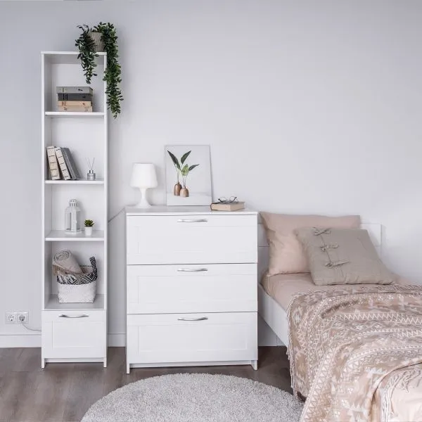 2.02.02.050.1 СИРИУС комод "3 ящика белый RU"